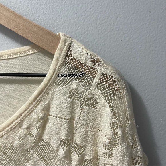 Madewell Ivory Meadow Lace Short Sleeve Shirt - Picture 7 of 10